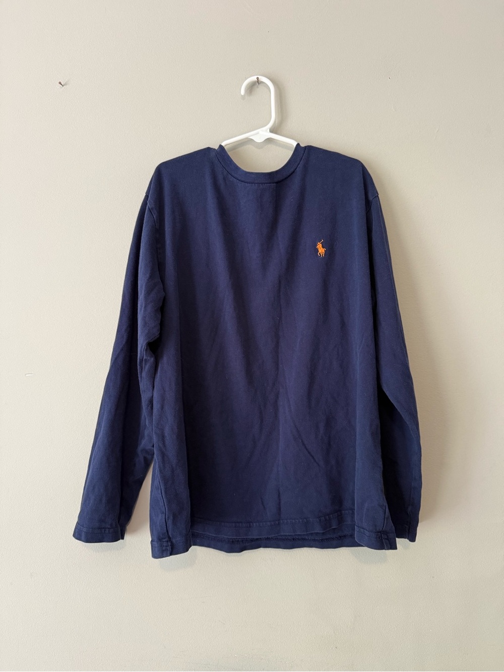 Polo by Ralph Lauren Navy Tee with Yellow Logo